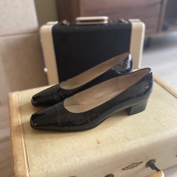 Vintage Italian patent leather square toes 🐊 - Picture 3 of 9